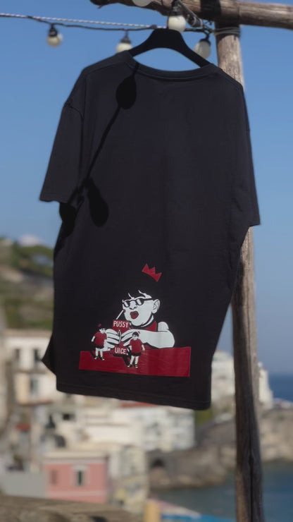 OVERSIZED RED PUSSY JUICE SHIRT